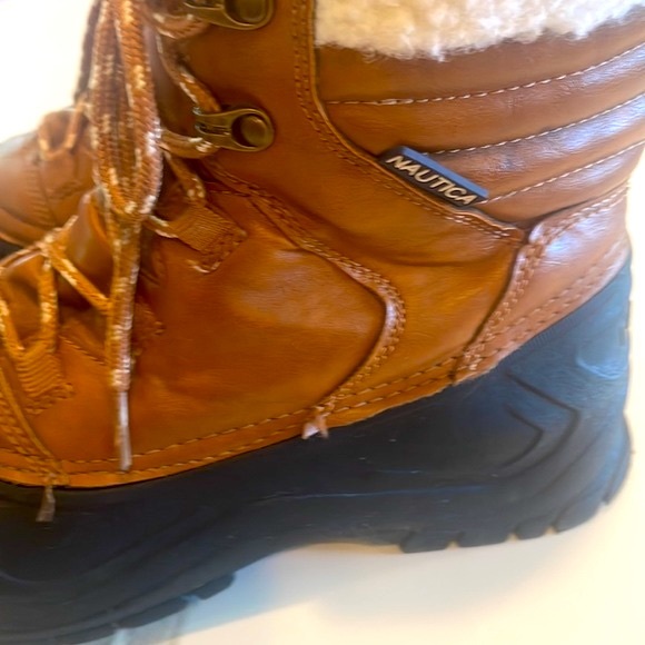 Men’s Nautica Size 8, Low tide, Tan,Black, Duck Boot, Waterproof, winter boot - Picture 6 of 13